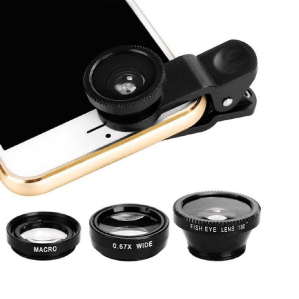 3 in 1 Universal Mobile Phone Lens - MayDucie